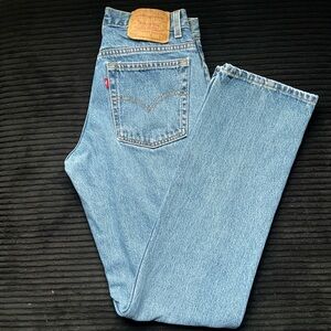 505 Levis lower rise straight leg jeans